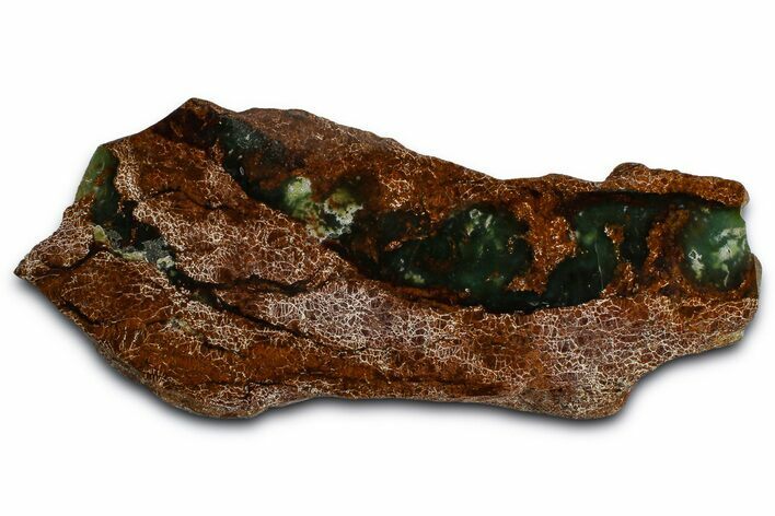 Polished Green Chrysoprase Section - Western Australia #364246